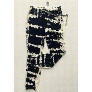 Young Fabulous & Broke YFB Tie Dye Jogger Sweatpants Black / Off White ( S )